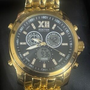 Kenneth Cole Reaction Gold Chronograph Watch